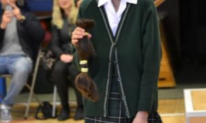 Inspirational Mariam donates 30cm of her hair and raises £2380 for charity